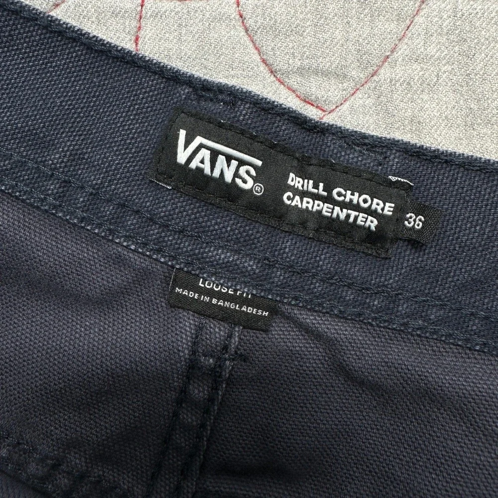 Vans Drill Chore Carpenter Pants Dress Blues Loose / Mens 36 Regular